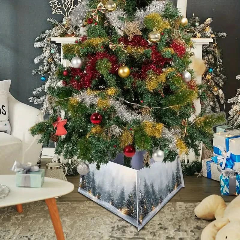 Saia Árvore de Natal Base PVC Encaixe 55x42x25cm - Imagem 2