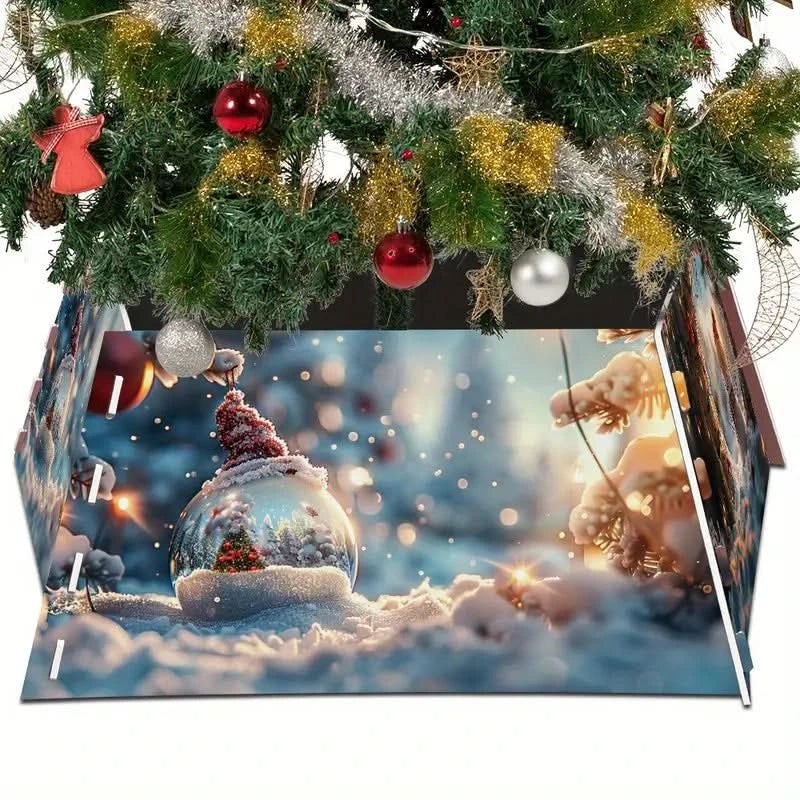 Saia Árvore de Natal Base PVC Encaixe 55x42x25cm - Imagem 2