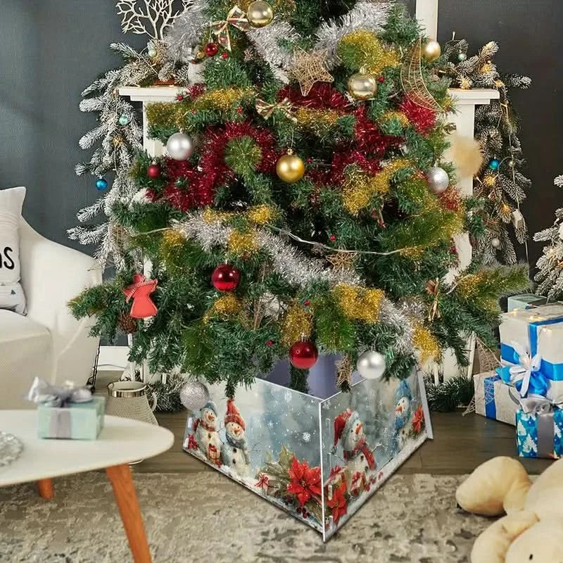 Saia Árvore de Natal Base PVC Encaixe 55x42x25cm - Imagem 2