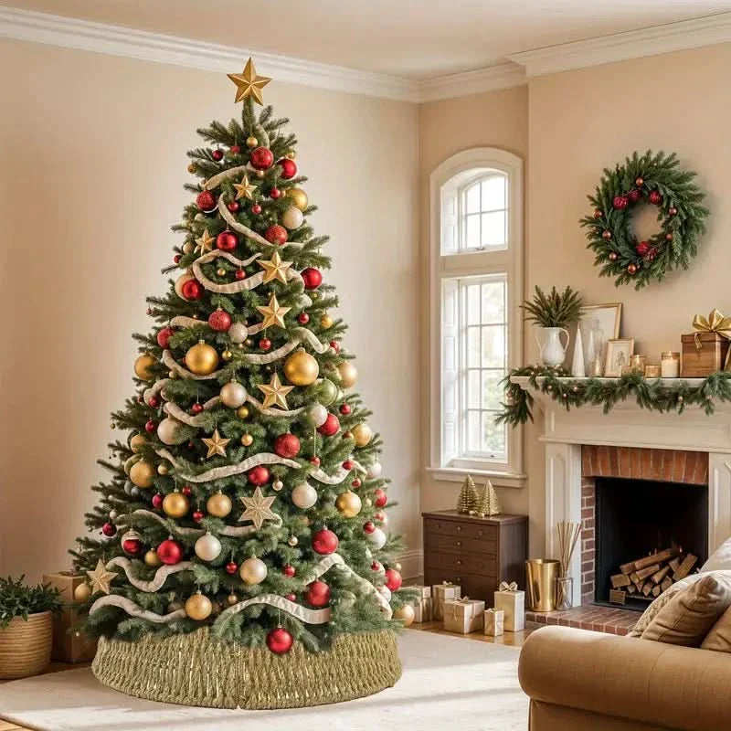 Saia Árvore de Natal Base Rústica 70x50x25cm - Imagem 2