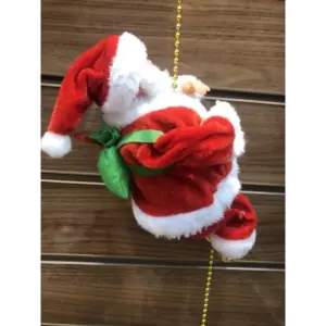 Boneco Papai Noel Sobe E Descer Musical Canta Movimento