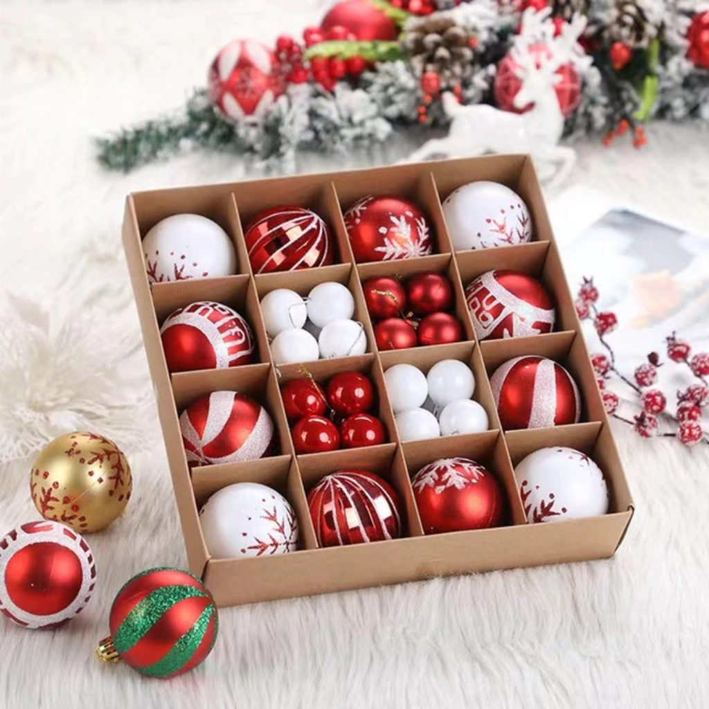 Kit Bolas Natalinas Decoração para Natal 42 Peças - Imagem 7