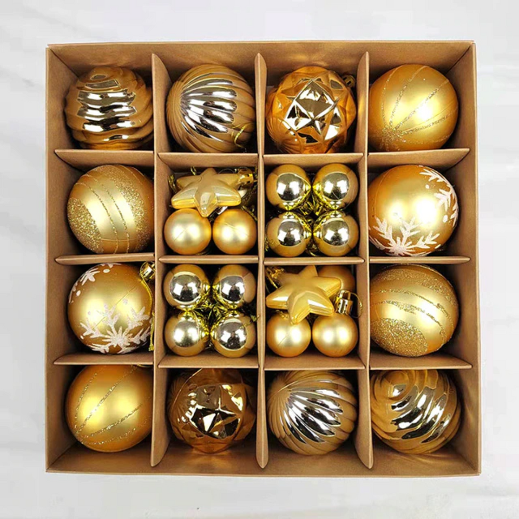 Kit Bolas Natalinas Decoração para Natal 42 Peças - Imagem 9