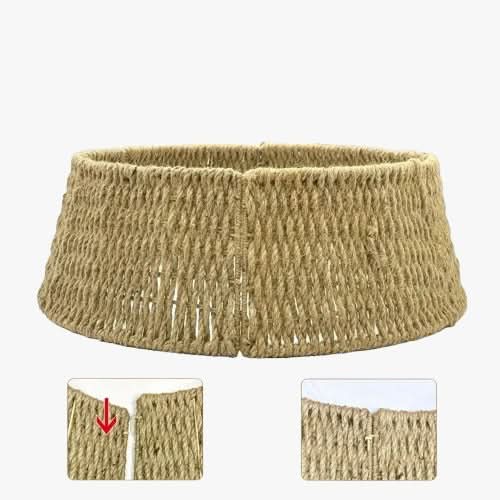 Saia Árvore de Natal Base Rústica 70x50x25cm - Imagem 4