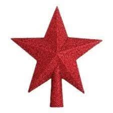 Estrela Dourada Decorações Da Árvore De Natal 20cm - Imagem 5