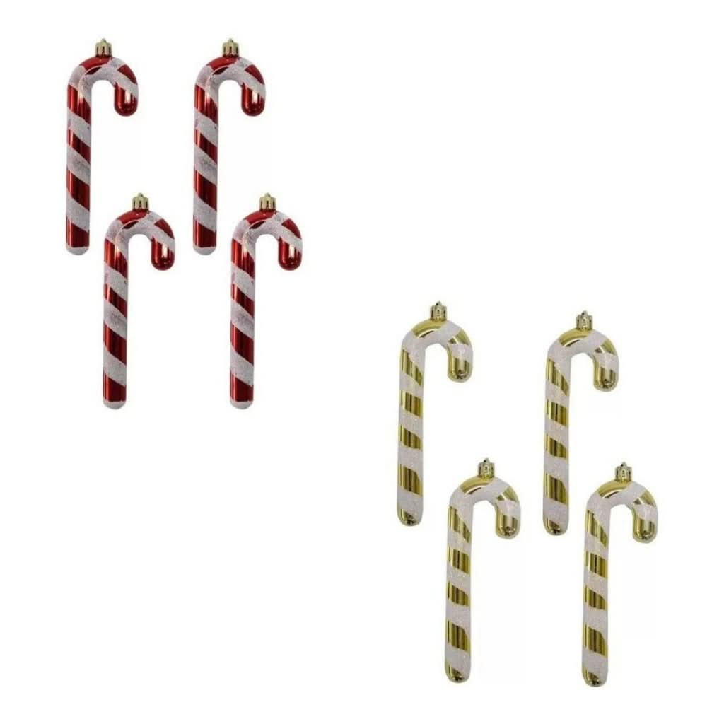 Kit 125 Enfeites Para Árvores De Natal Pendentes Bolinha Pisca Pisca Led - Imagem 4