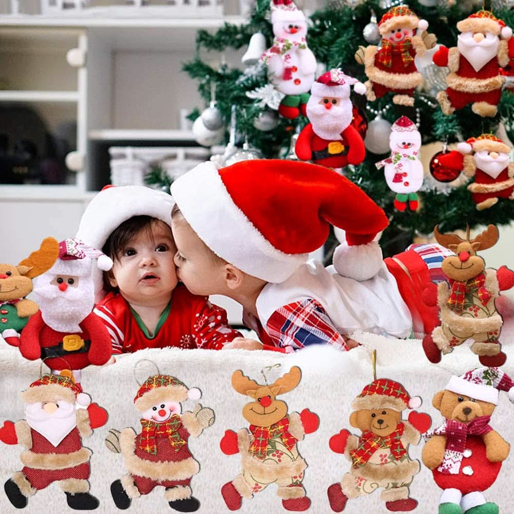 12Pcs Natal Aleatório Urso De Papai Noel - Imagem 2