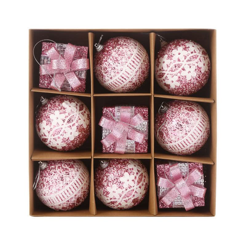 Kit 9 Peças Bolas De Natal 8CM - Imagem 8